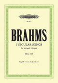 Five Secular Songs Op. 104 Cover Image