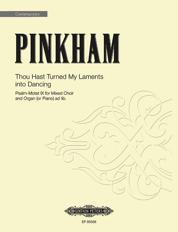 Thou Hast Turned My Laments into Dancing Cover Image