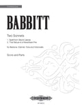 Two Sonnets Cover Image