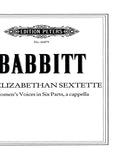 An Elizabethan Sextet Cover Image