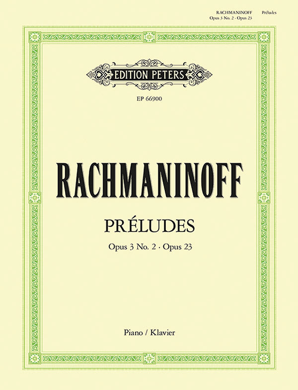 Preludes op. 3 Nr. 2 - 10 Preludes op. 23 Cover Image