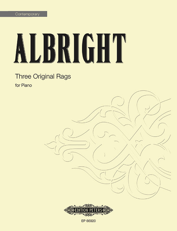 3 Original Rags for Piano Cover Image