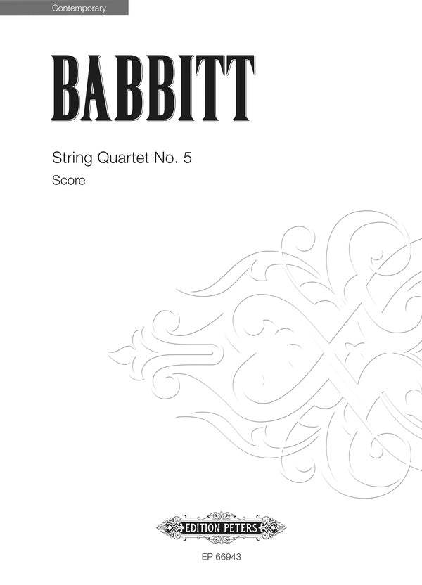 String Quartet No. 5 Cover Image