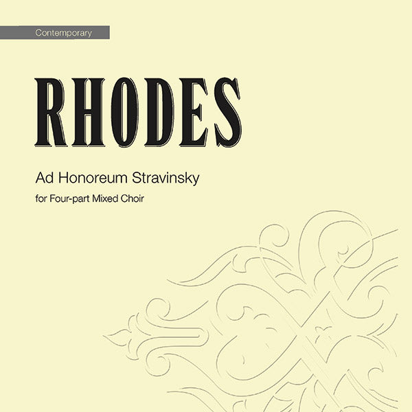 Ad Honoreum Stravinsky Cover Image