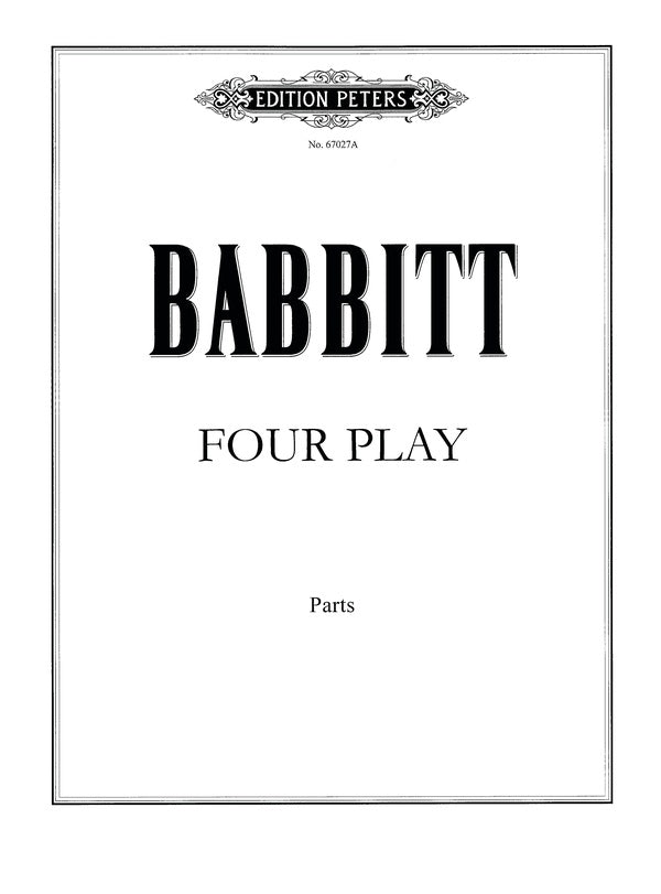 Four Play (parts) Cover Image