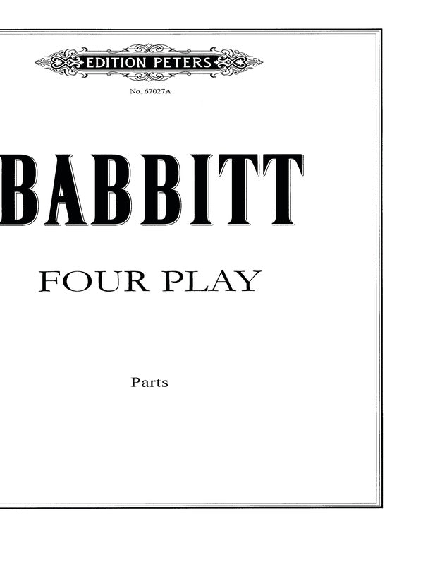 Four Play (parts) Cover Image