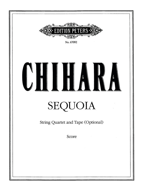 Sequoia (String Quartet) Cover Image