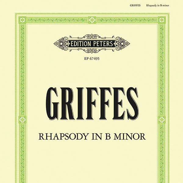 Rhapsody in B Minor for piano Cover Image