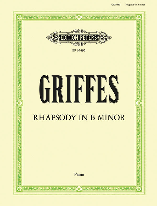 Rhapsody in B Minor for piano Cover Image