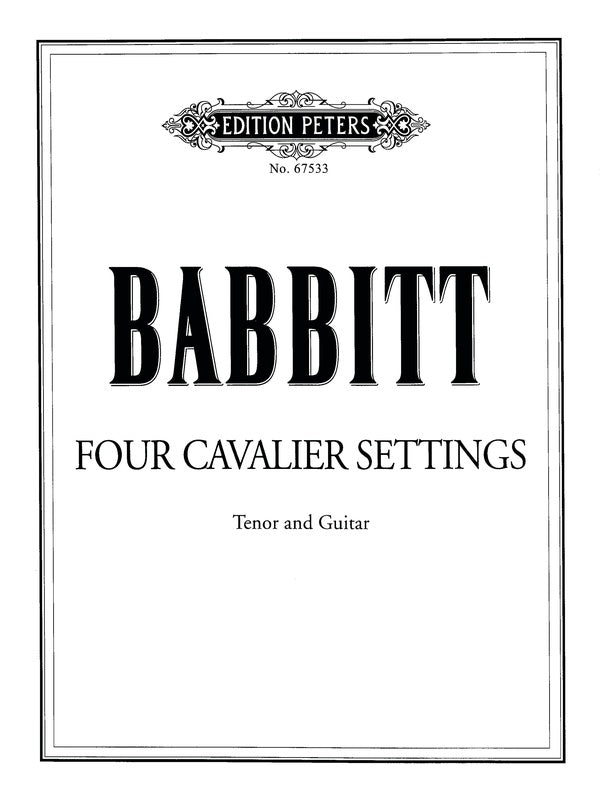 Four Cavalier Settings Cover Image