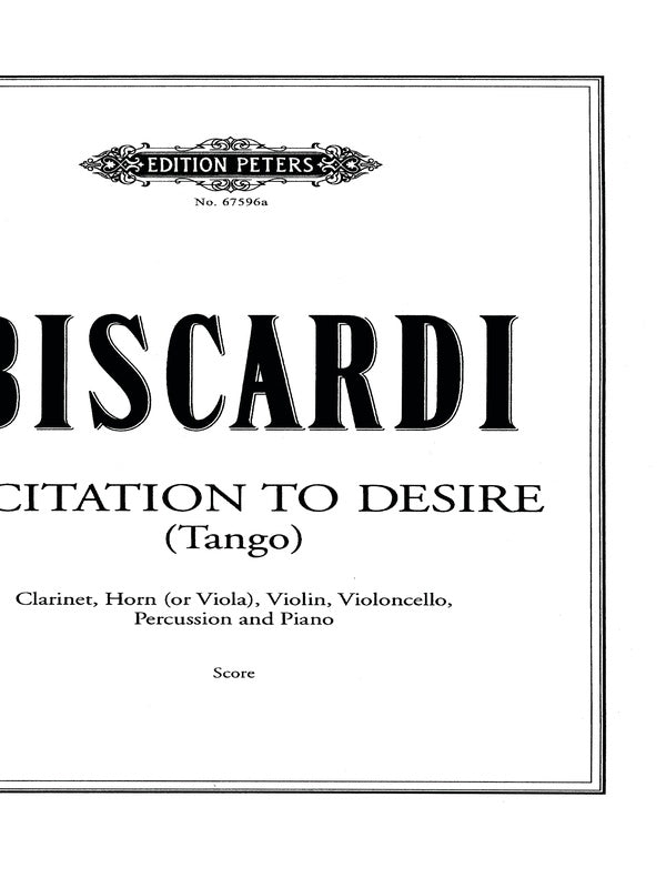 Incitation to Desire (Tango) Cover Image