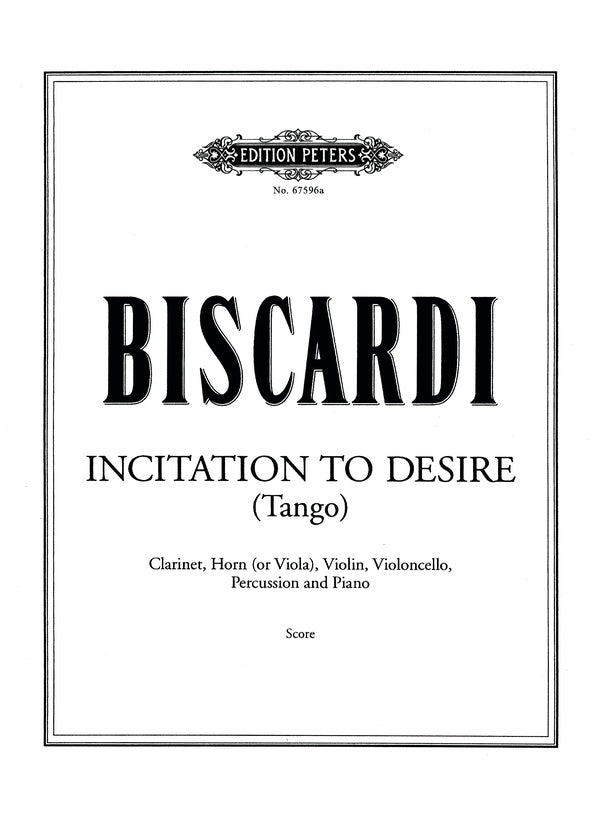 Incitation to Desire (Tango) Cover Image
