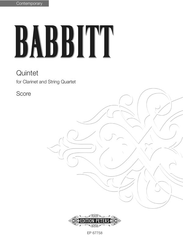Clarinet Quintet Cover Image