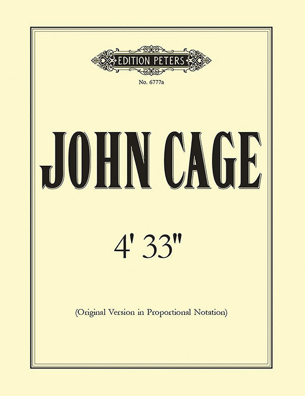4'33'' (Original Version in Proportional Notation) Cover Image