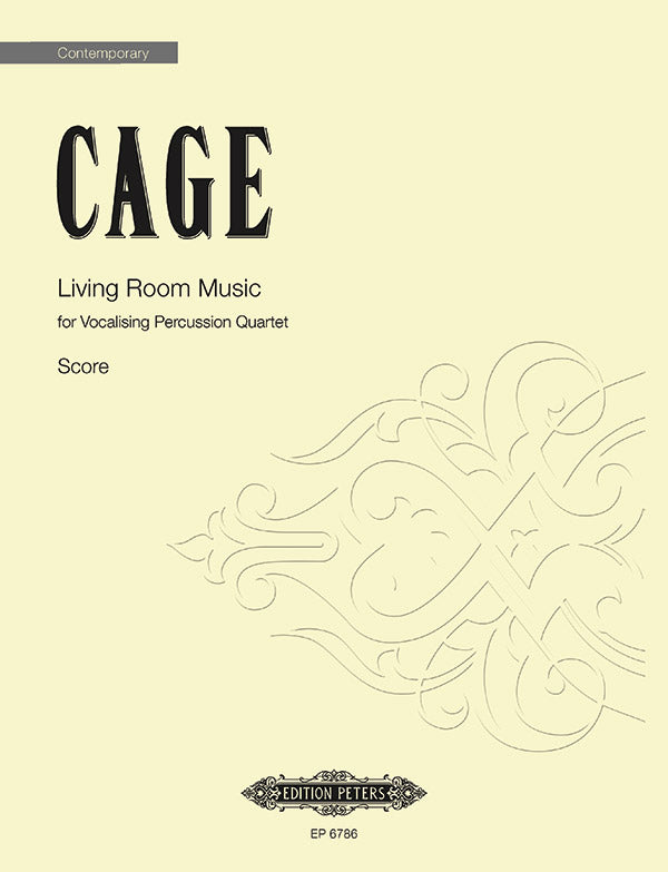 Living Room Music for Vocalising Perc. Quartet Cover Image