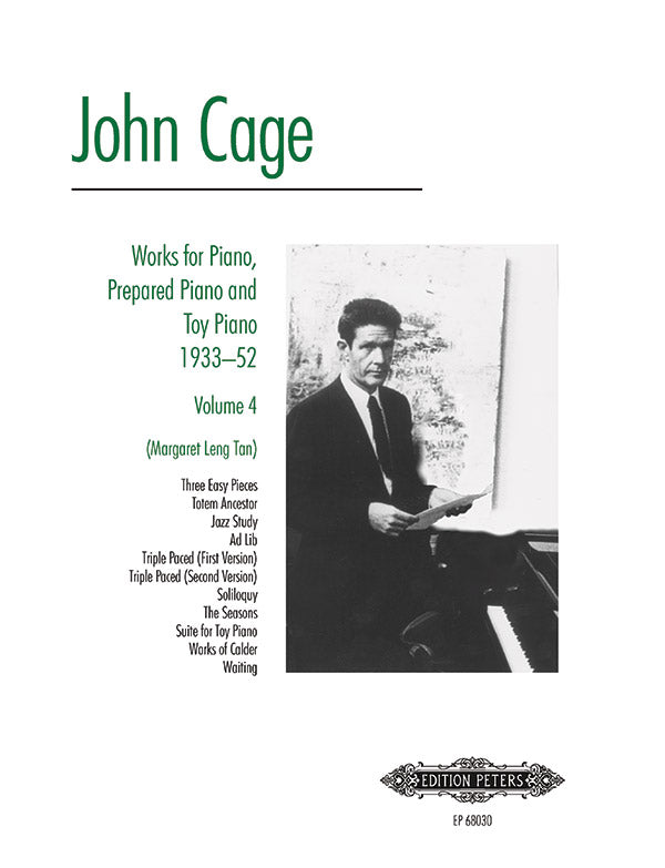 Works for Piano, Prepared Piano and Toy Piano 1933-52, Vol. 4 Cover Image