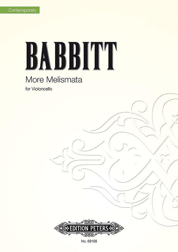 More Melismata Cover Image