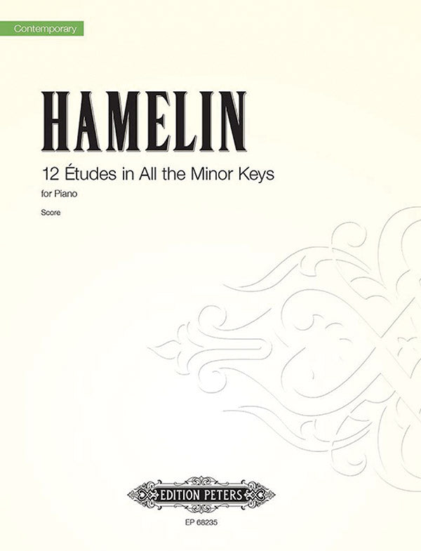 12 Études for Piano in all the minor keys Cover Image
