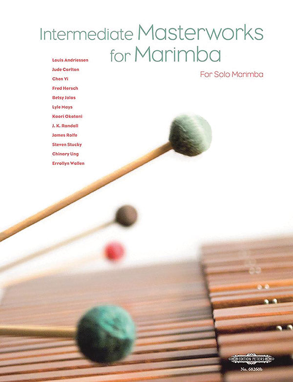 Intermediate Masterworks for Marimba, Vol. 2 Cover Image