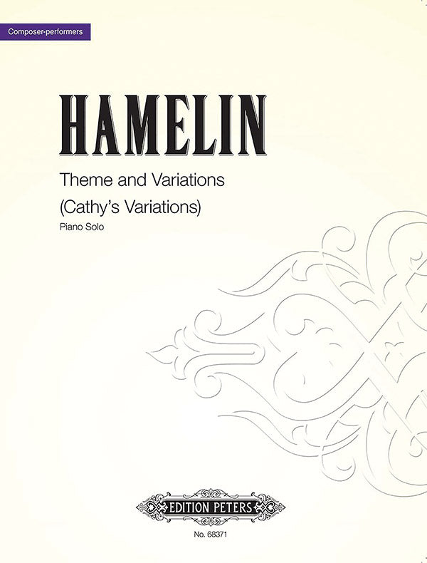 Theme and Variations (Cathy's Variations) for Piano Cover Image
