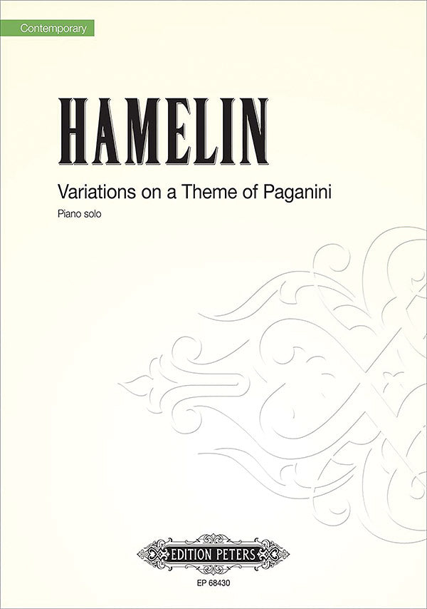 Variations on a Theme of Paganini for Piano Cover Image