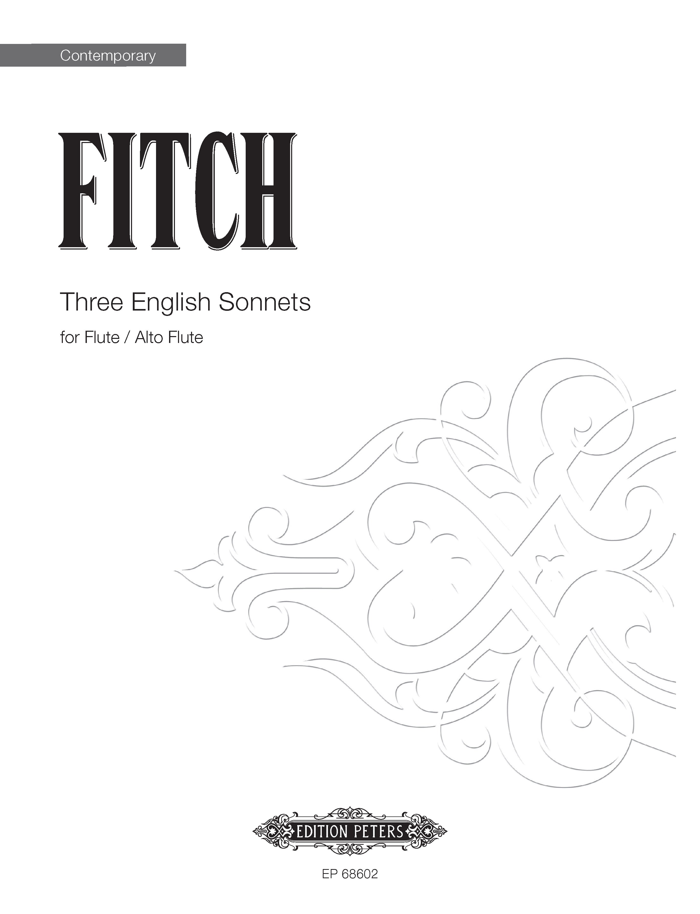 Three English Sonnets Cover Image