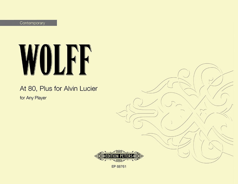At 80, Plus for Alvin Lucier Cover Image