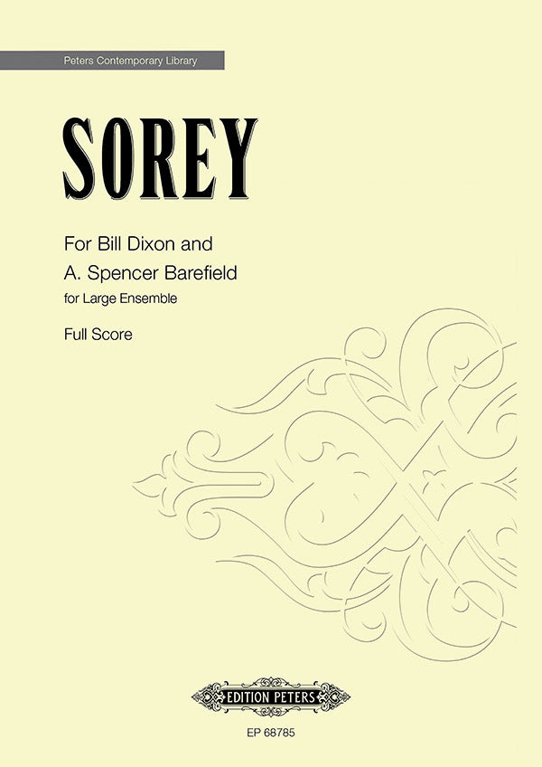 For Bill Dixon and A. Spencer Barefield Cover Image