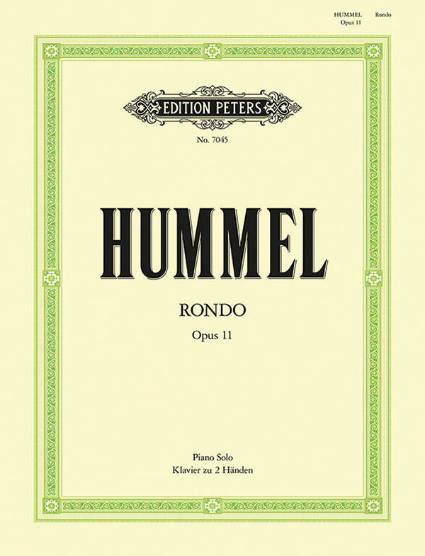 Rondo in E flat Op.11 Cover Image