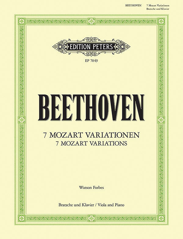 7 Variations on Bei Männern, welche Liebe fühlen (Transcr. for Viola & Piano) Cover Image