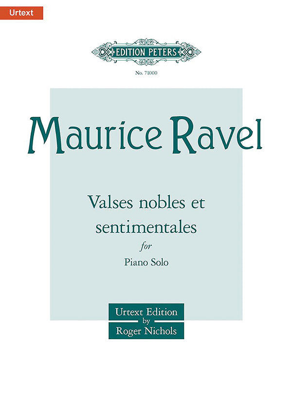 Valses nobles et sentimentales for Piano Cover Image