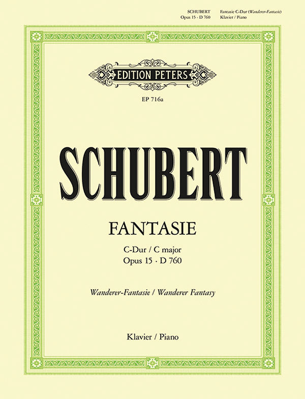 Wanderer Fantasy in C Op.15/D760 Cover Image