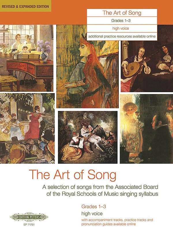 The Art of Song, Grades 1-3 (High Voice) Cover Image