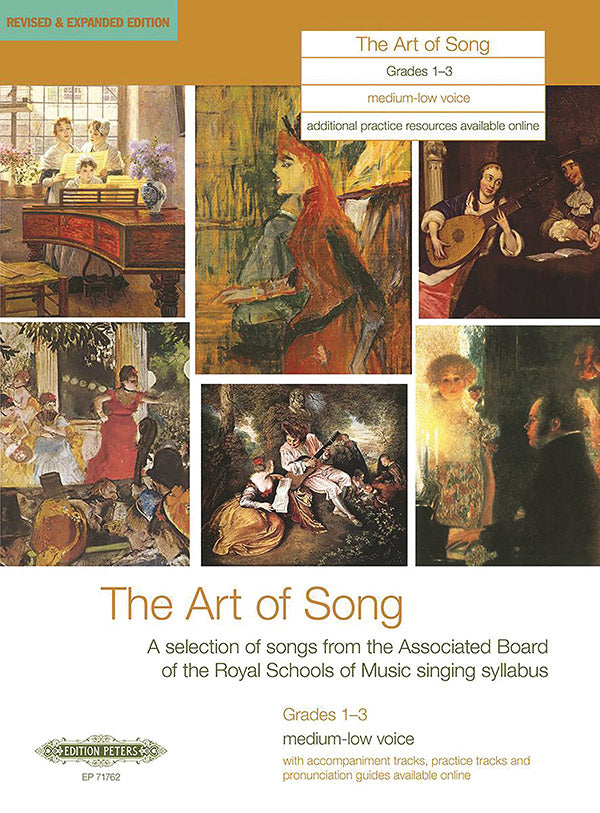 The Art of Song, Grades 1-3 (Medium/Low Voice) Cover Image