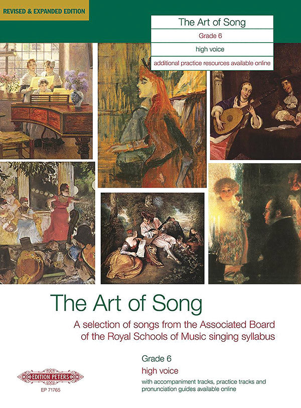 The Art of Song, Grade 6 (High Voice) Cover Image