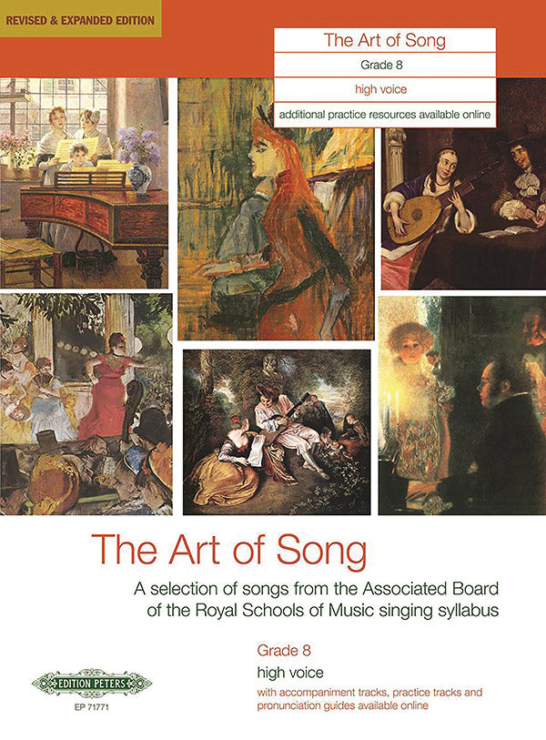 The Art of Song, Grade 8 (High Voice) Cover Image