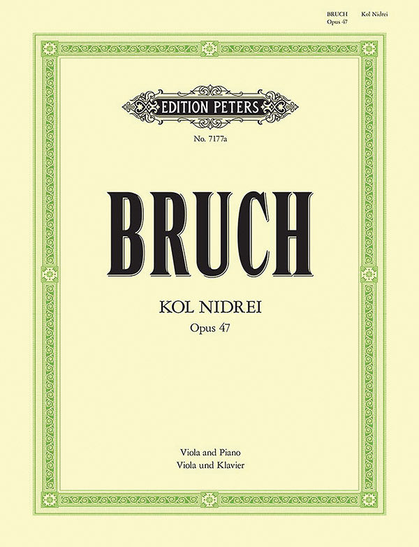 Kol Nidrei Op. 47 (Arranged for Viola and Piano) Cover Image