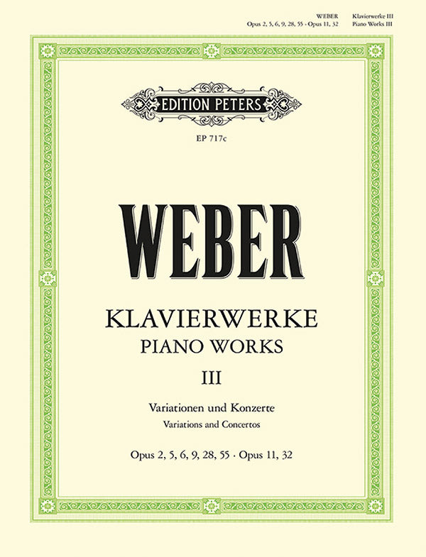 Piano Works Vol. III: Variations & Concertos Cover Image