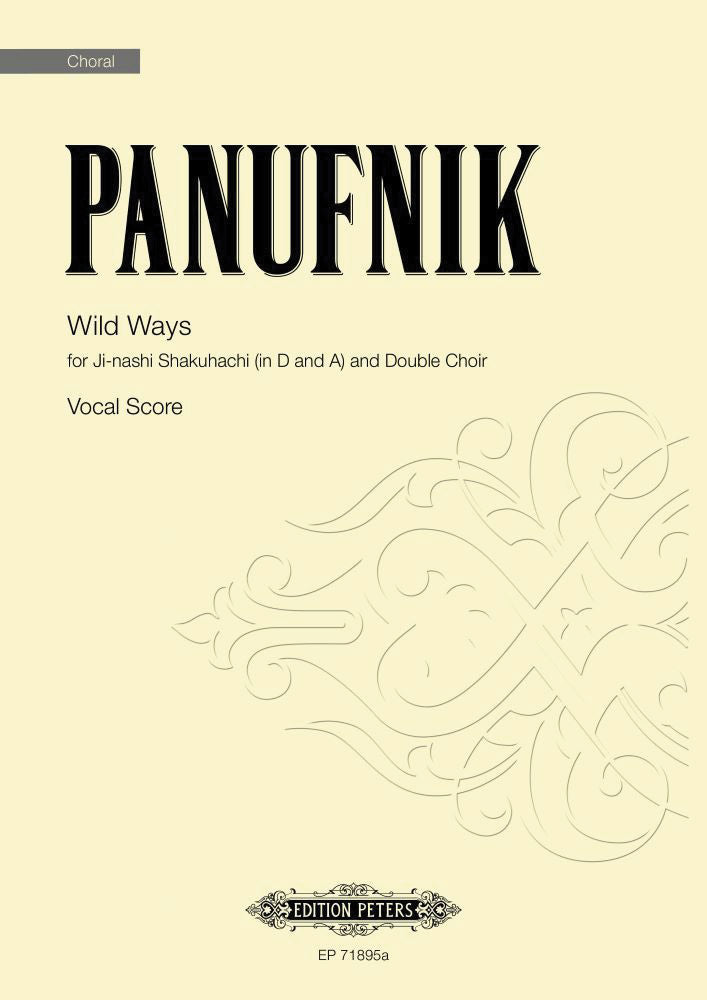 Wild Ways (Vocal Score) Cover Image