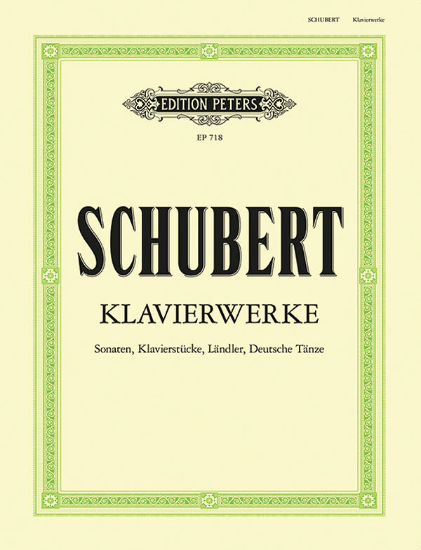 Schubert Piano Works (Klavierwerke) Cover Image