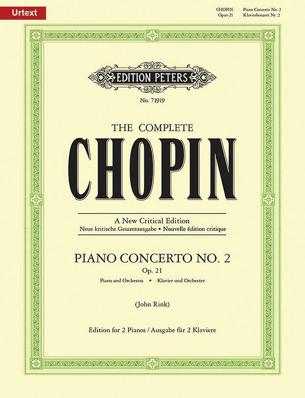 Piano Concerto No. 2 in F minor Op. 21 (Edition for 2 Pianos) Cover Image