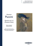 Quando me'n vò for Voice and Piano (3 Keys in One: High/Medium/Low Voice) Cover Image