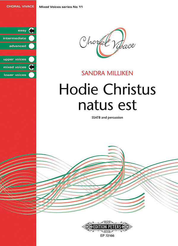 Hodie Christus natus est for SSATB and Percussion Cover Image