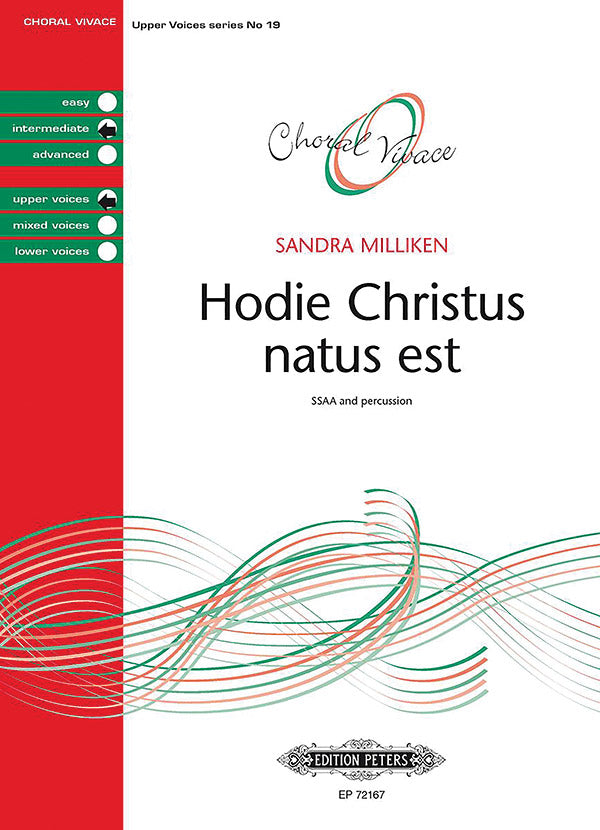 Hodie Christus natus est for SSAA and Percussion Cover Image