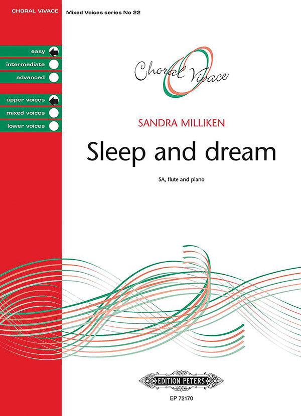 Sleep and dream for SA, Flute and Piano Cover Image
