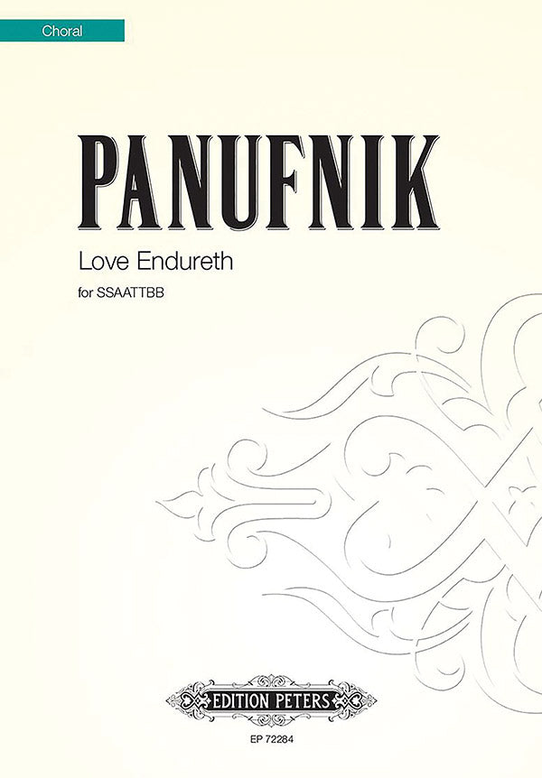 Love Endureth for SSAATTBB Choir Cover Image