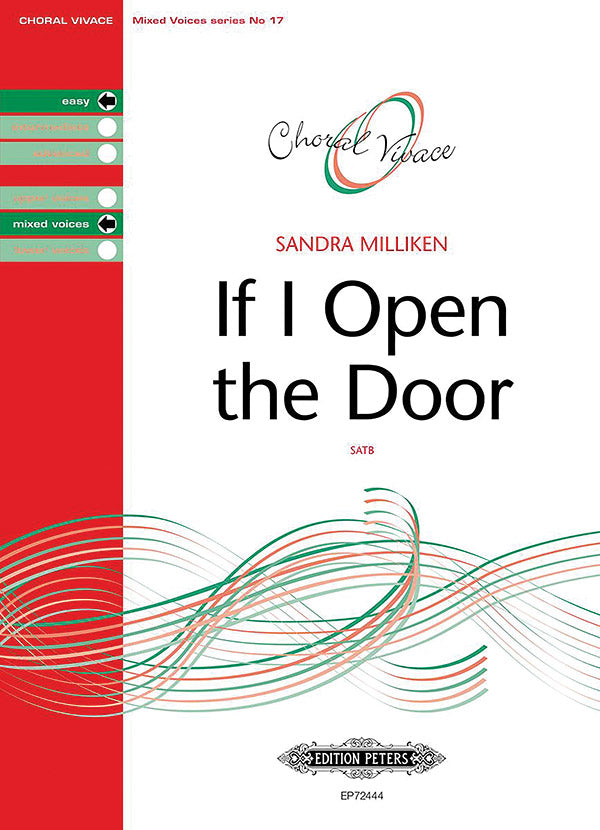 If I open the door for SATB Choir Cover Image