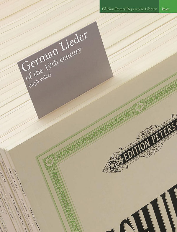 German Lieder of the 19th Century (High Voice) Cover Image