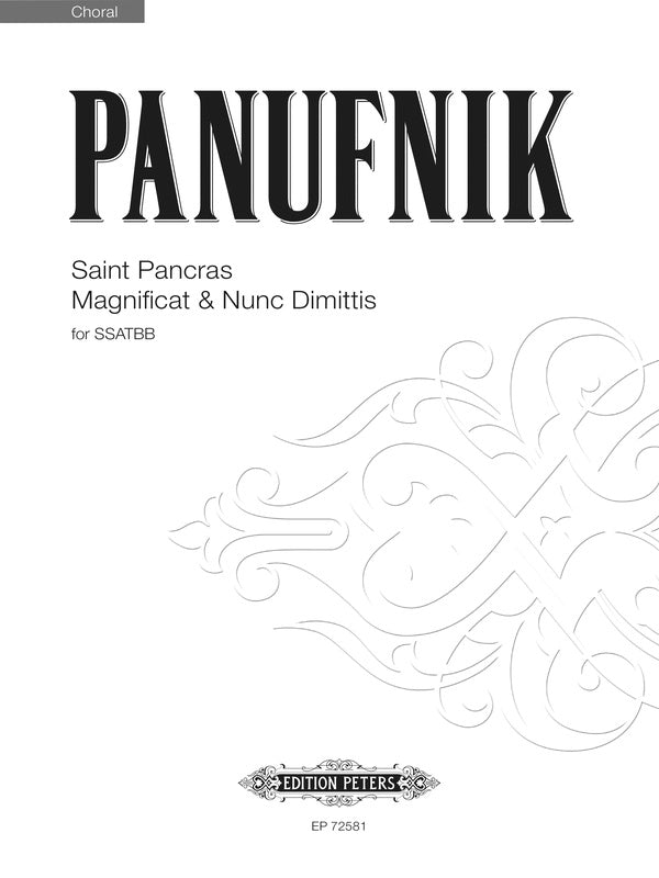 Saint Pancras Magnificat & Nunc dimitti Cover Image