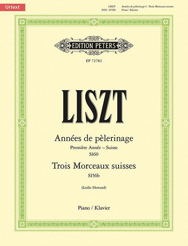 Années de pèlerinage, Première Année/Trois Morceaux suisses Cover Image